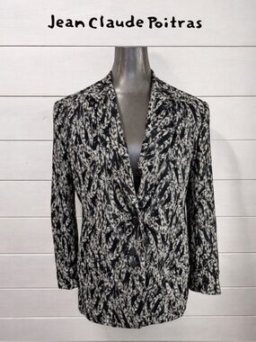 VINTAGE BLAZER JEAN-CLAUDE POITRAS – SIZE 8